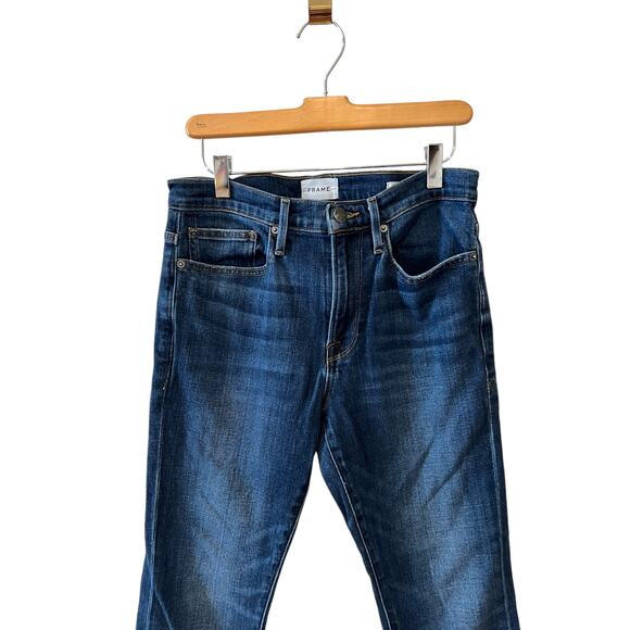 Frame Denim Le Pixie Beau Dark Wash Denim Jeans - Picture 2 of 7